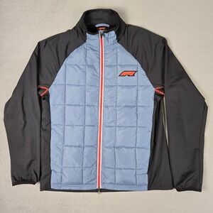 F1 Formula Jacket Mens Large Tech Hybrid Blue One Racing Official Merchandise